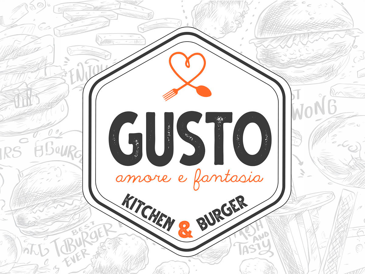 Logo Gusto Amore e Fantasia – kitchen & burger